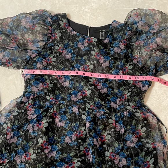 NWOT- FORVER 21 Floral Dress Size M - Picture 10 of 15